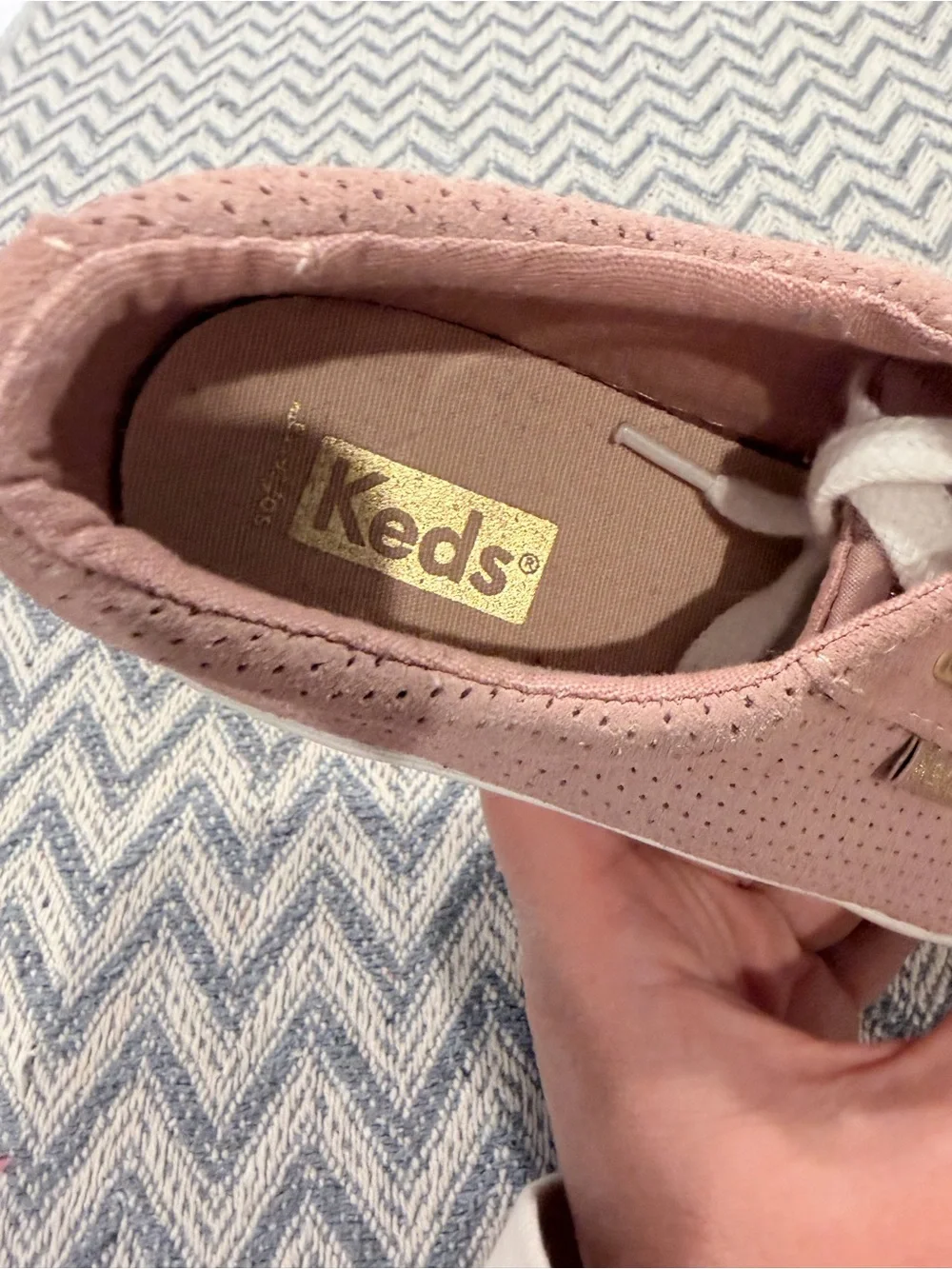 Keds Jump Kick Duo Platform Sneaker in Mauve Suede size 7.5